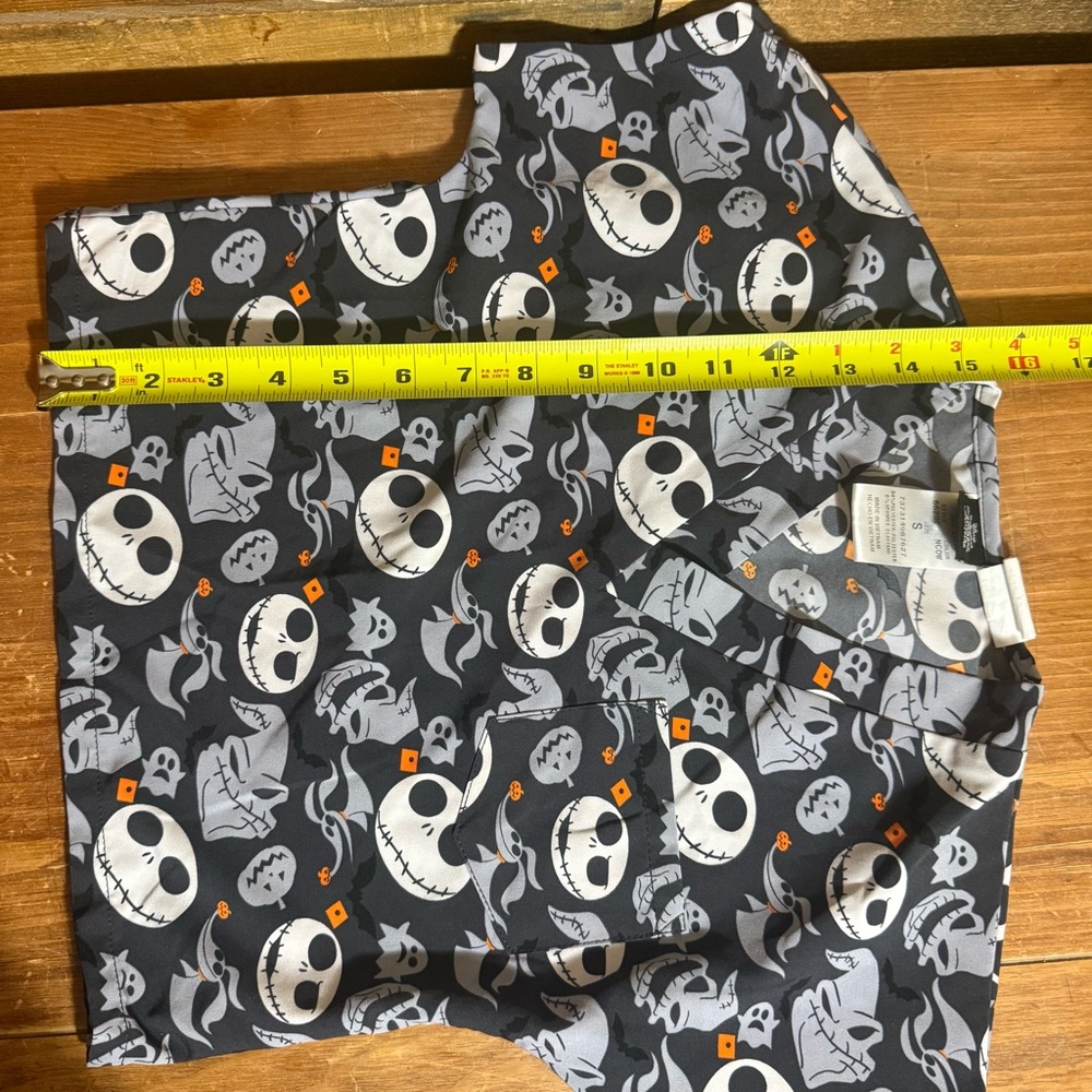 Tooniforms Kids Nightmare Before Christmas Scrub Set Small‎ Oogie Boogie & Jack - Picture 8 of 9